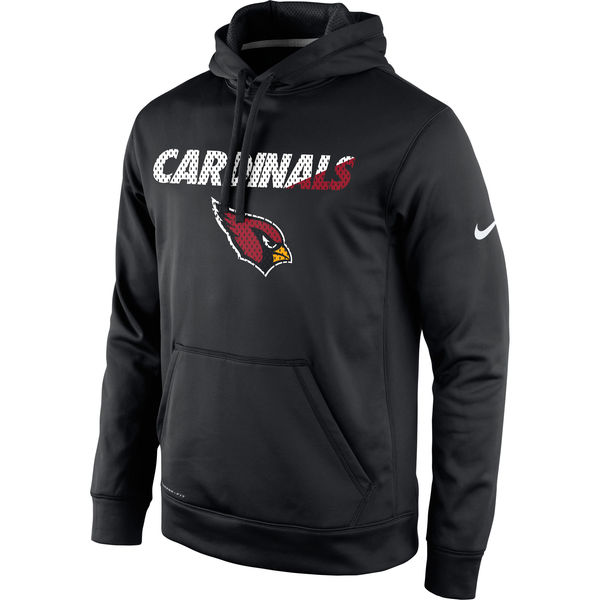 Men Arizona Cardinals Nike Kick Off Staff Performance Pullover Hoodie Black